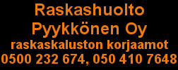 Raskashuolto Pyykkönen Oy logo